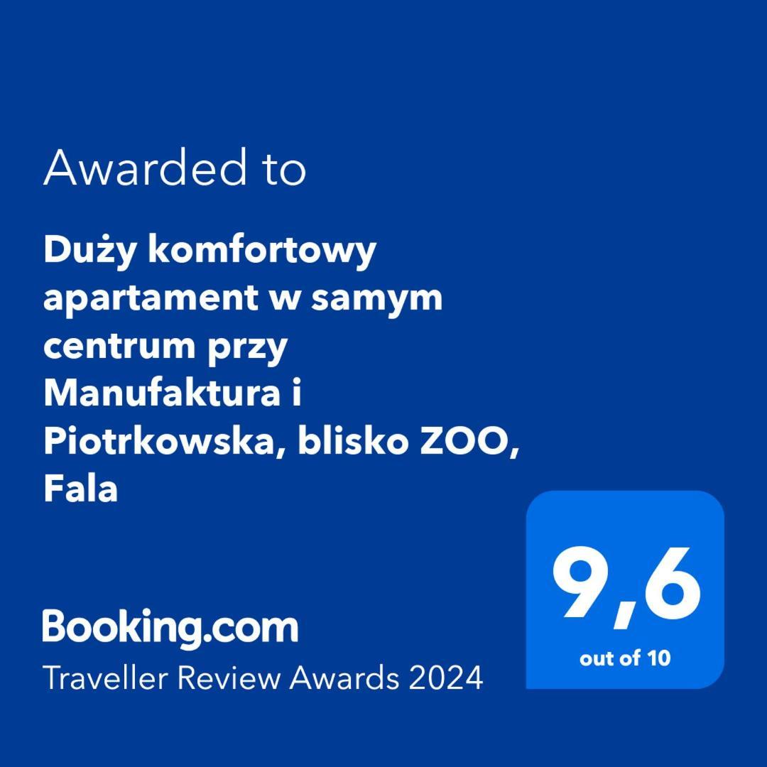 Duzy Komfortowy Apartament W Samym Centrum Przy Manufaktura I Piotrkowska, Blisko Zoo, Fala Daire Łódź Dış mekan fotoğraf